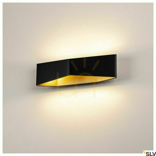 Verifica Aplică de perete CARISO WL-4 negru/auriu LED 21 W Dim-to-Warm SLV 151740