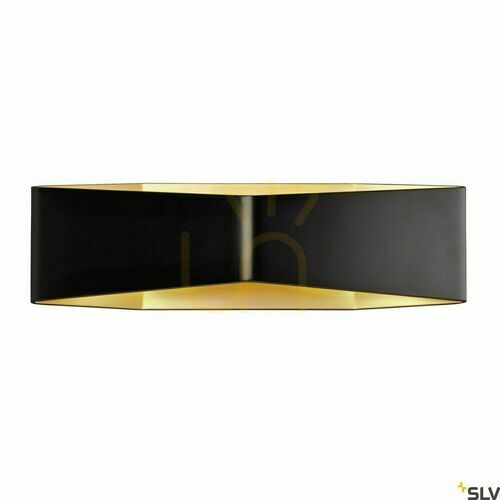 Verifica Aplică de perete CARISO WL-4 negru/auriu LED 21 W Dim-to-Warm SLV 151740