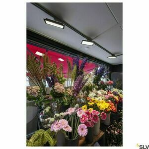 Lampă pentru șină monofazată SLV PANEL Track 30x15 cm neagră LED 18W 3000K 1004933 small 3