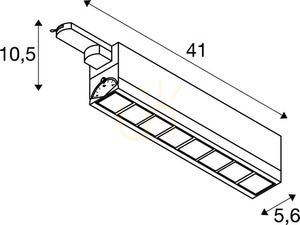 Corp de iluminat pe șină SLV SIGHT MOVE alb, 26 W, 4000 K, trifazat, 1004689 small 3