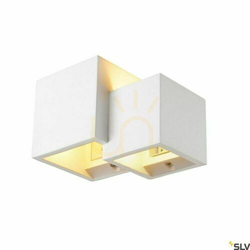 Verifica Lampă de suprafață SLV PLASTRA WL CUBES alb gips G9 15W 1004733