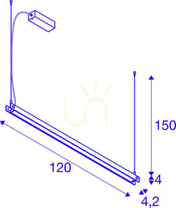 Lampă suspendată SLV NOYA PD PHASE negru 32W 120 cm 1003530 small 6
