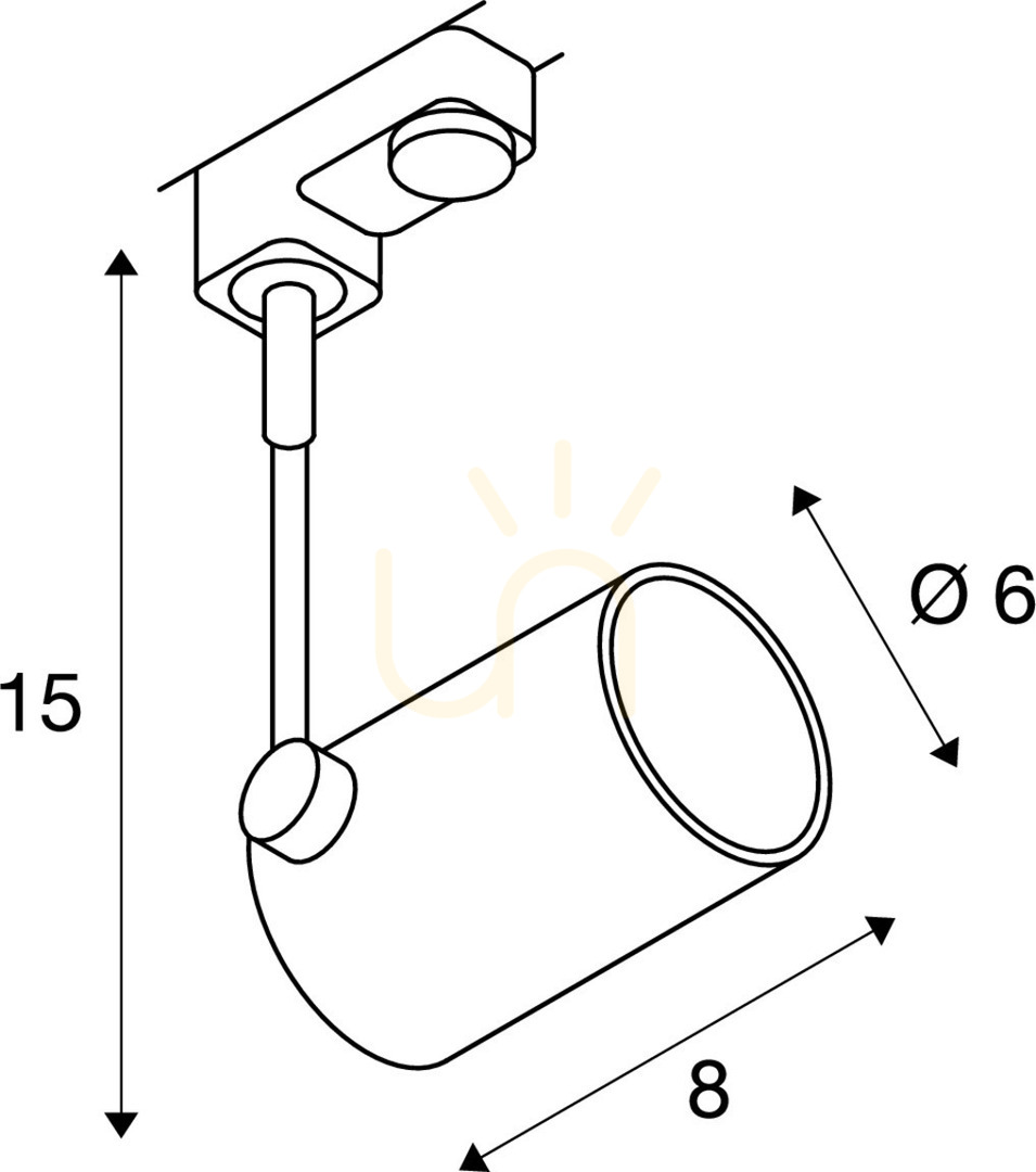 previzualizare Reflector sina SLV BIMA 1 alb GU10 50W 3 faze 152241 Reflector sina SLV BIMA 1 alb GU10 50W 3 faze 152241