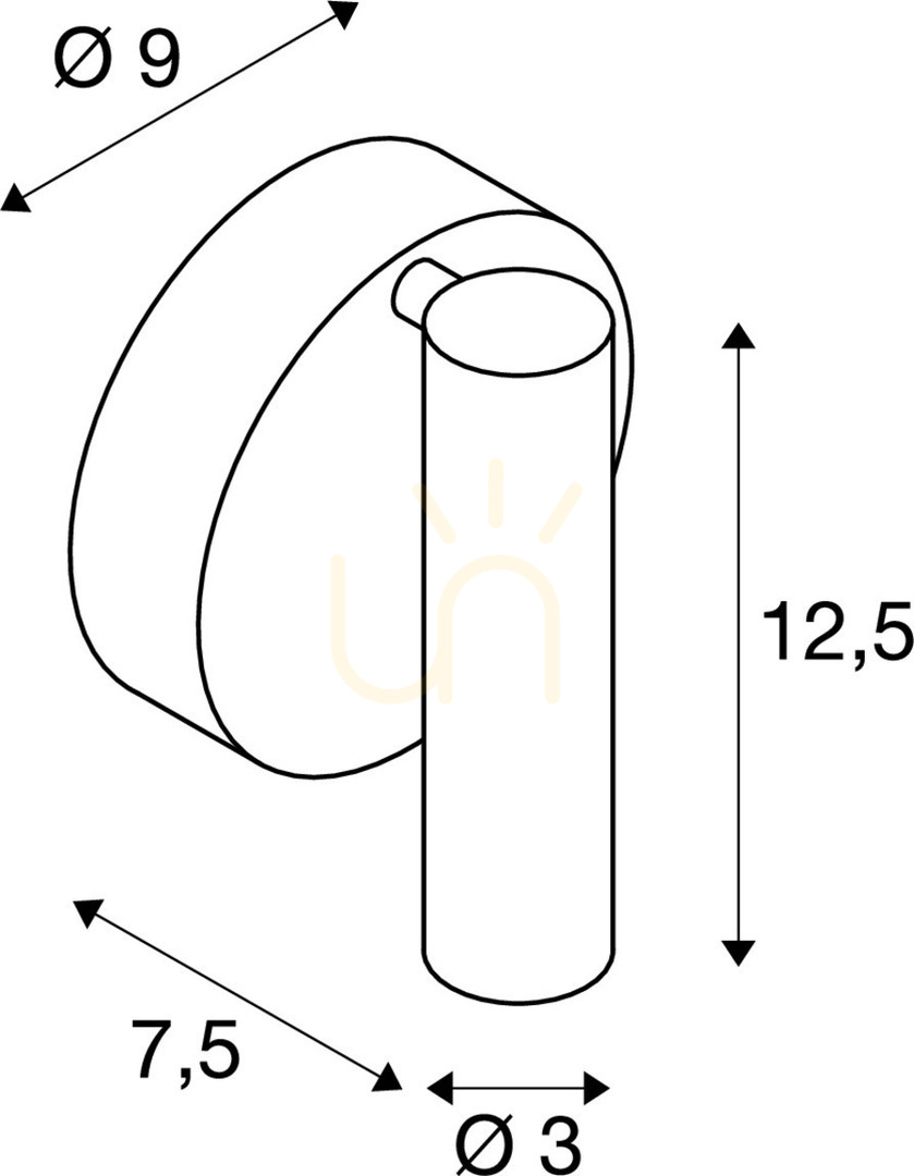 Spectacol Aplica LED perete/plafon SLV KARPO negru 6W 3000K 370lm 152340 Aplica LED perete/plafon SLV KARPO negru 6W 3000K 370lm 152340