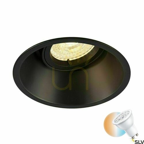 Verifica Spot încastrat SLV HORN-T negru aluminiu 25W 230V 113140