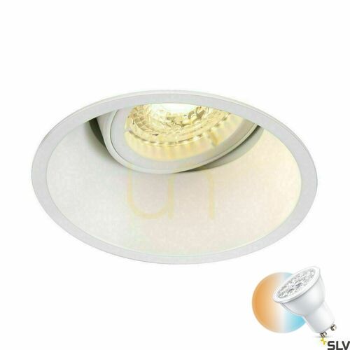 Verifica Spot încastrat SLV HORN alb rotund aluminiu 25W 230V 113141