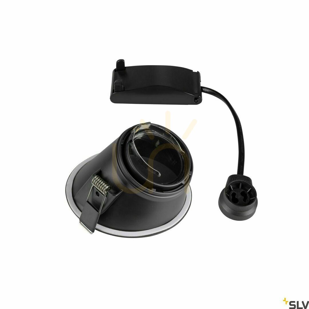 Vedere Spot încastrat SLV HORN negru aluminiu 25W 230V 113150 Spot încastrat SLV HORN negru aluminiu 25W 230V 113150