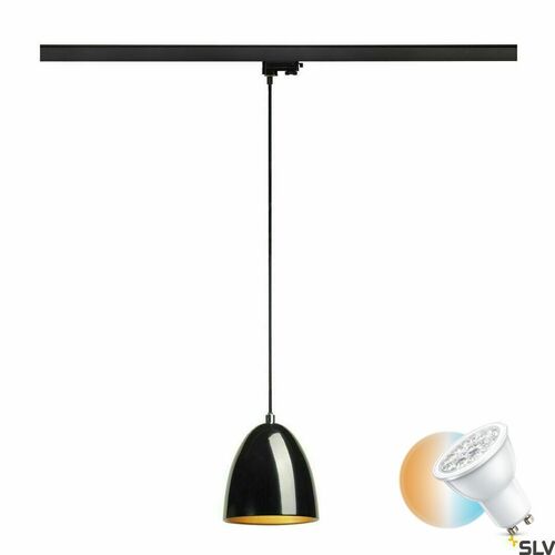 Verifica Lampă suspendată pentru șină SLV PARA CONE 14 negru GU10 35W 153140