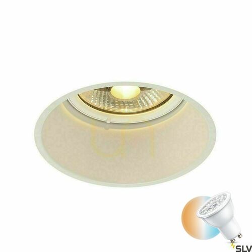 Verifica Spot încastrat SLV HORN-T alb oțel 75W 230V Ø18,5 cm 113171
