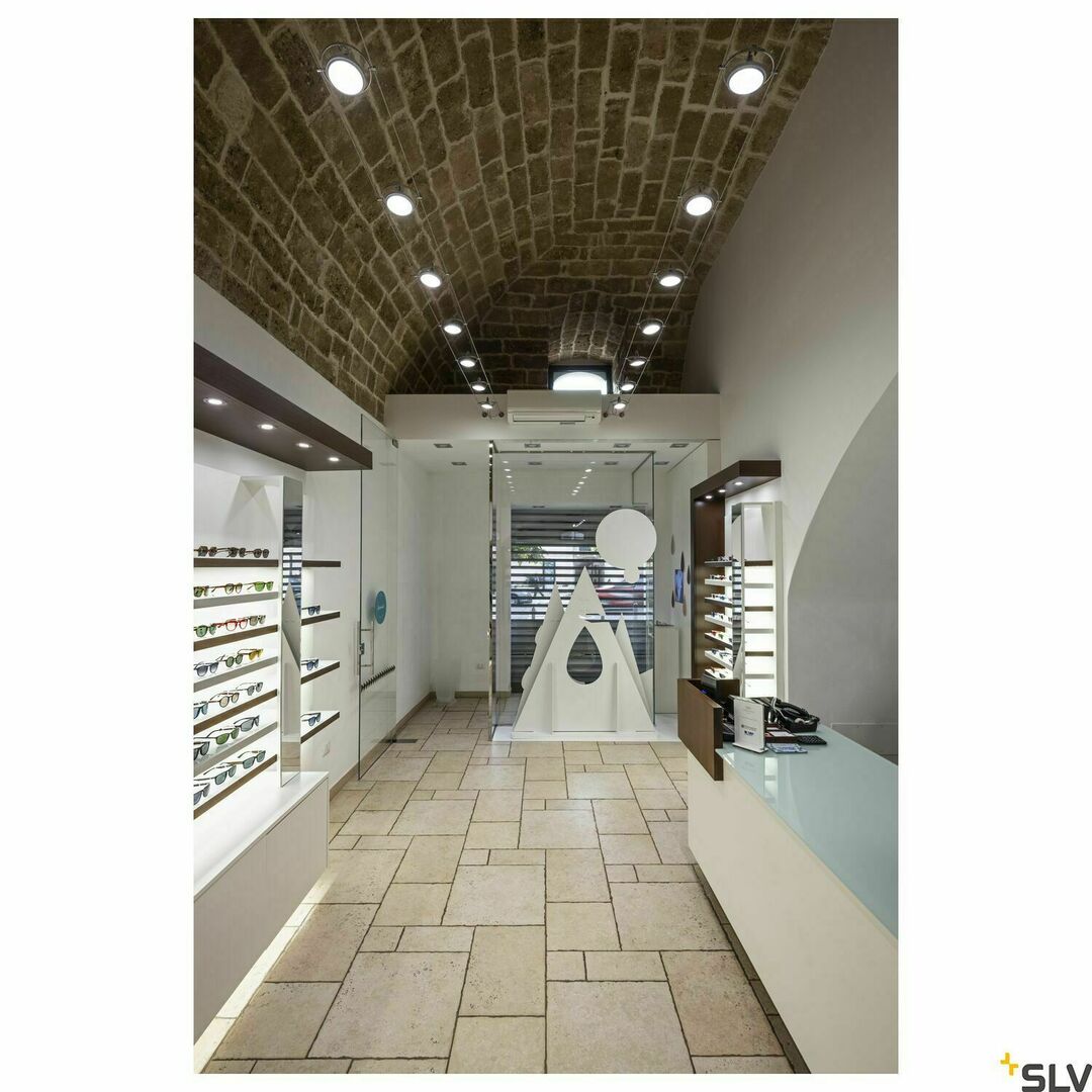 Spectacol Spot încastrat LED SLV NEW TRIA 68 rotund alb 5.3W 3000K 113956 Spot încastrat LED SLV NEW TRIA 68 rotund alb 5.3W 3000K 113956