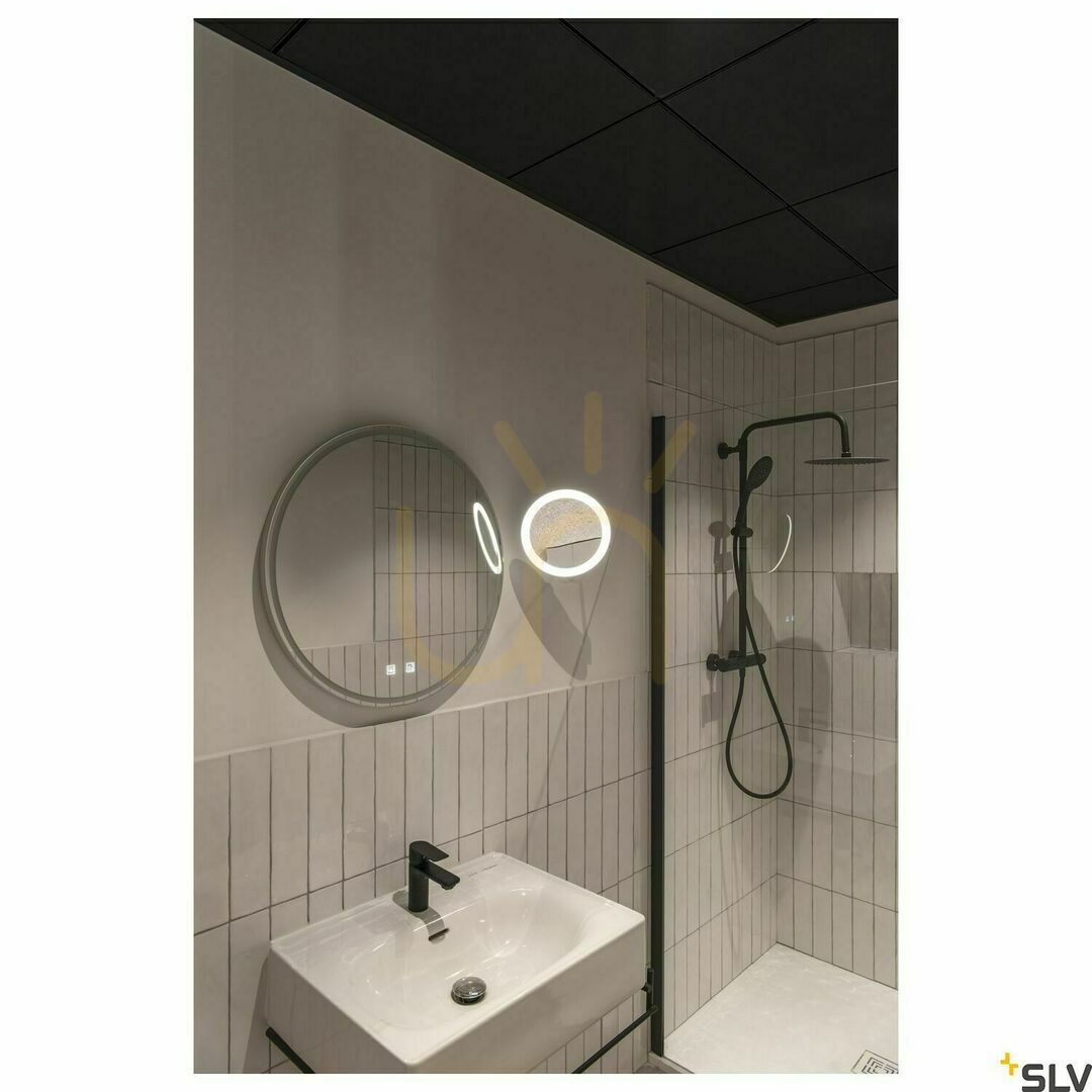 Spectacol Aplică LED baie SLV MAGANDA WL crom alb IP44 4,8W CCT 1004971 Aplică LED baie SLV MAGANDA WL crom alb IP44 4,8W CCT 1004971