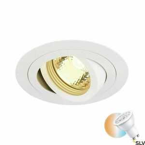 Spot încastrat SLV NEW TRIA 1 alb rotund GU10 50W IP20 230V 113510 0 Spot încastrat SLV NEW TRIA 1 alb rotund GU10 50W IP20 230V 113510 small 0