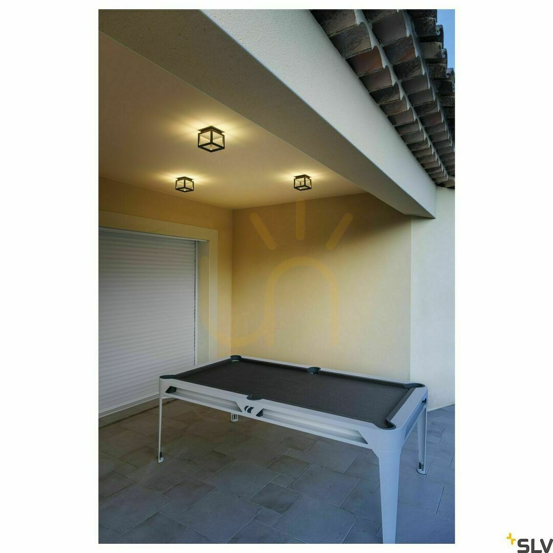 Spectacol Lampă de perete exterior SLV QUADRULO CL LED antracit IP55 7,5W 3000K 1005202 Lampă de perete exterior SLV QUADRULO CL LED antracit IP55 7,5W 3000K 1005202