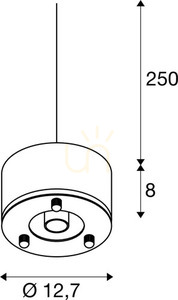 Lampă suspendată SLV PARA DOME E27 gri aluminiu 150W IP20 1005215 3 Lampă suspendată SLV PARA DOME E27 gri aluminiu 150W IP20 1005215 small 3