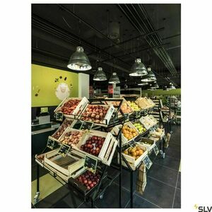 Lampă suspendată SLV PARA 380 argintiu aluminiu Ø38,5 cm 20W IP20 165358 small 3