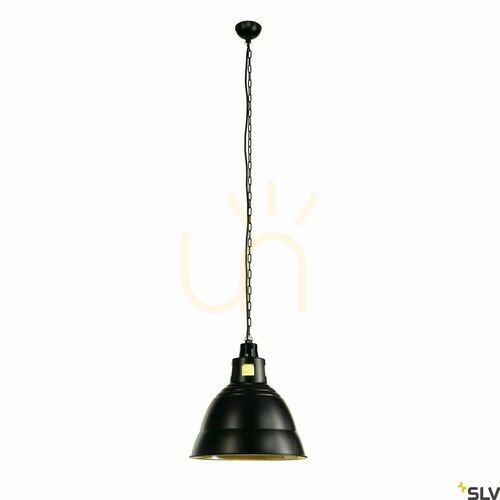 Verifica Lampă suspendată SLV PARA 380 negru aluminiu 38,5 cm IP20 165359