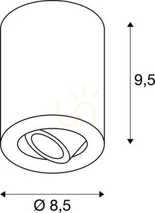 Plafonieră LED SLV TRILEDO ROUND CL alb 7,6W 3000K 640lm 113931 3 Plafonieră LED SLV TRILEDO ROUND CL alb 7,6W 3000K 640lm 113931 small 3