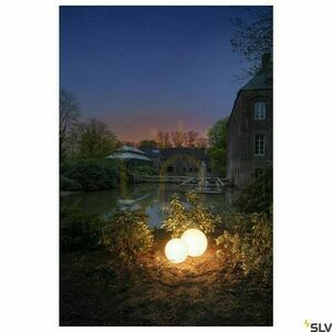 Lampa bila gradina SLV ROTOBALL FLOOR 50 alba IP44 24W 227221 small 4