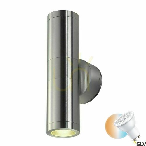 Verifica Aplica de exterior SLV ASTINA aluminiu/sticlă 11W IP44 sus/jos 228776