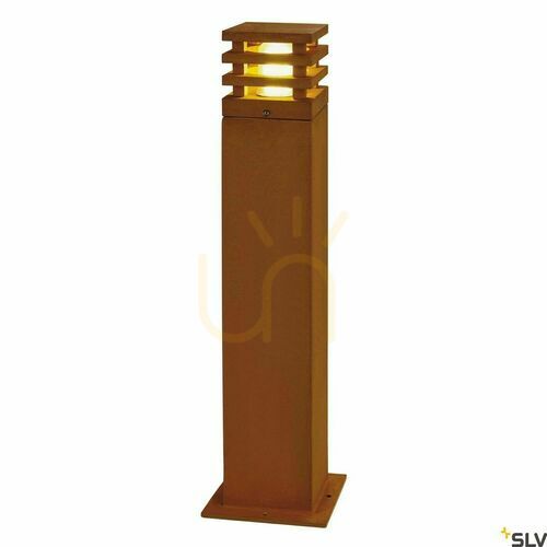 Verifica Lampa stalp exterior SLV RUSTY SQUARE 70 rust 11W IP55 229421