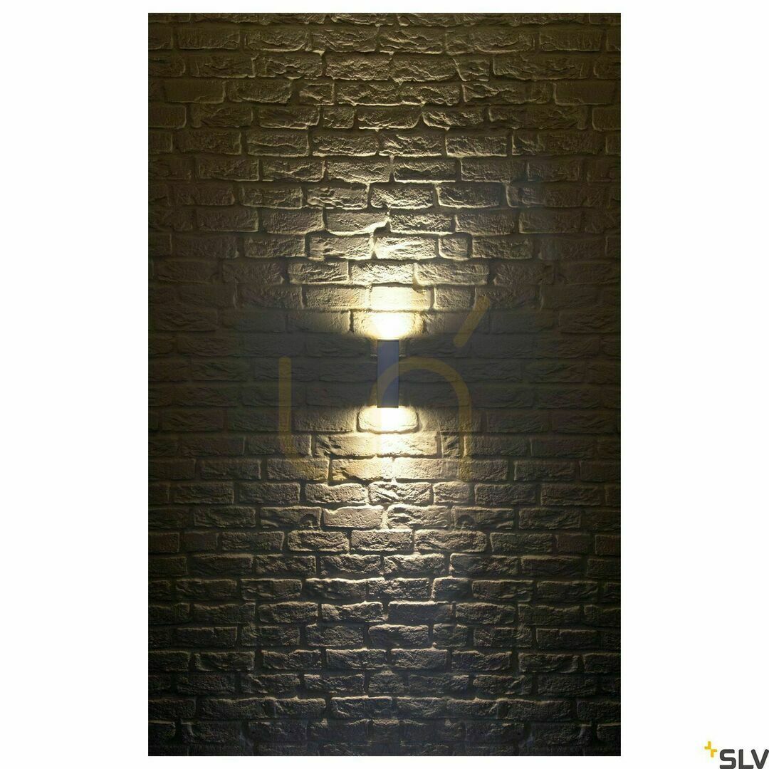 Spectacol Aplica de exterior SLV THEO gri aluminiu/sticlă IP44 35W 229532 Aplica de exterior SLV THEO gri aluminiu/sticlă IP44 35W 229532