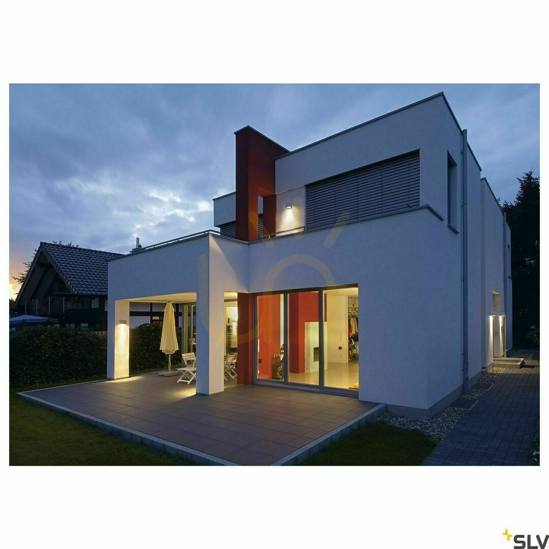 Vedere Aplica exterior SLV BIG THEO WALL gri IP44 75W 229564 Aplica exterior SLV BIG THEO WALL gri IP44 75W 229564
