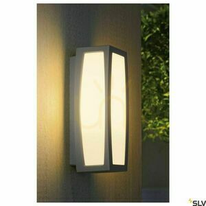 Aplica exterior SLV MERIDIAN BOX gri aluminiu 25W IP54 senzor 230084 small 3
