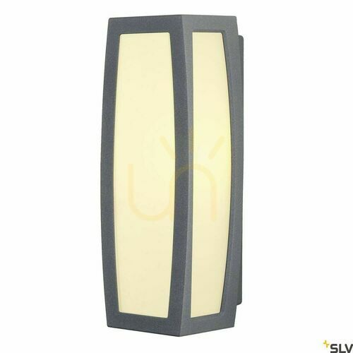 Verifica Aplică exterior SLV MERIDIAN BOX antracit cu senzor mișcare 25W IP54 230085