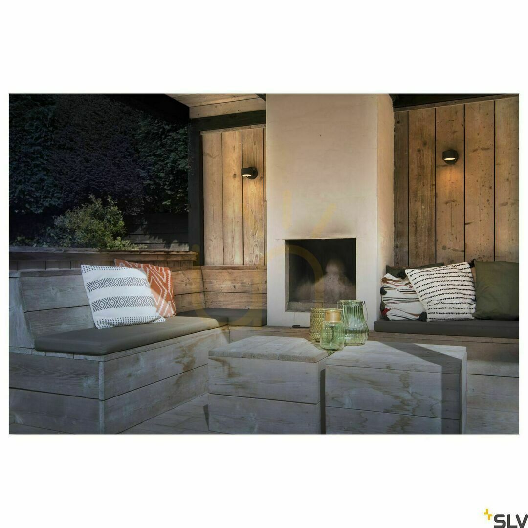 Verifica Lampă de perete exterior SLV SITRA antracit IP44 9W 230355 Lampă de perete exterior SLV SITRA antracit IP44 9W 230355