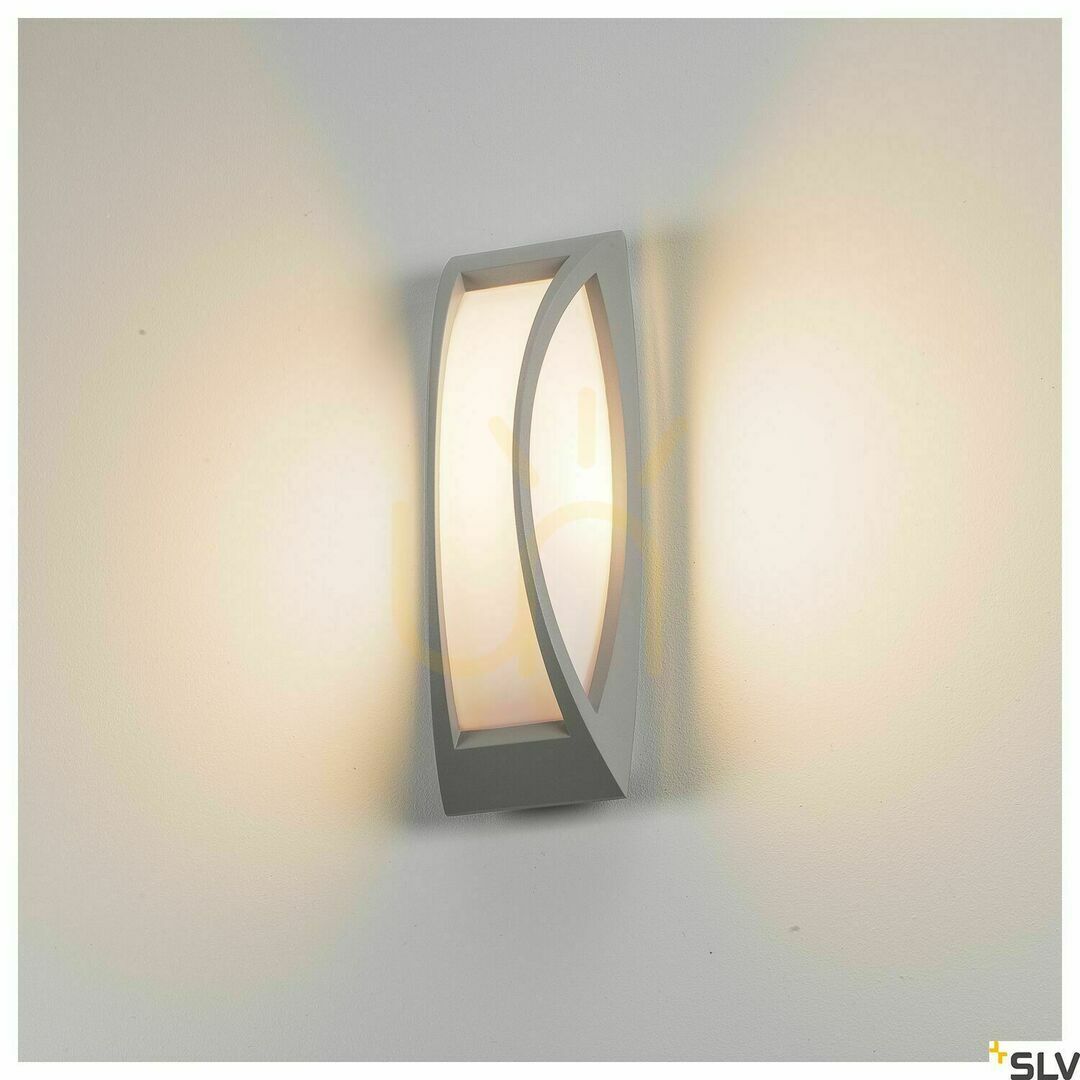 previzualizare Lampă de perete exterior SLV MERIDIAN 2 gri IP54 aluminiu 25W 230444 Lampă de perete exterior SLV MERIDIAN 2 gri IP54 aluminiu 25W 230444