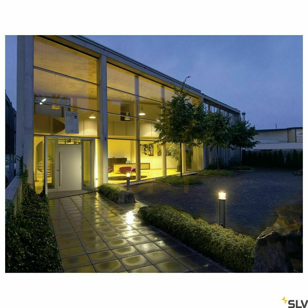 Vedere Lampă postament exterior SLV OTOS GLAS antracit IP43 15W 230465 Lampă postament exterior SLV OTOS GLAS antracit IP43 15W 230465