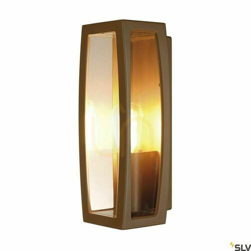 Verifica Aplica exterior SLV Meridian Box 2 Rusty E27 25W IP54 230657