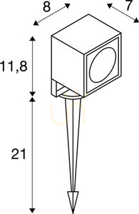 Lampă exterior SLV NAUTILUS antracit 8,5W 3000K IP65 231035 small 6