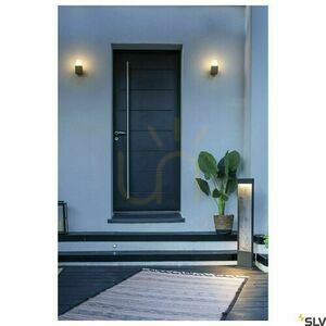 Aplică de perete exterior SLV GRAFIT WL antracit 11W IP44 aluminiu 231205 small 2