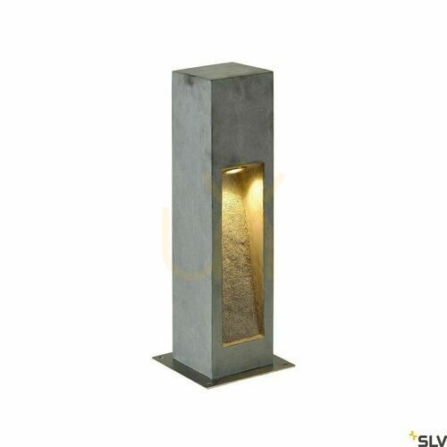 Verifica Lampă stâlp exterior SLV ARROCK STONE gri bazalt 9W 3000K IP44 50 cm 231370