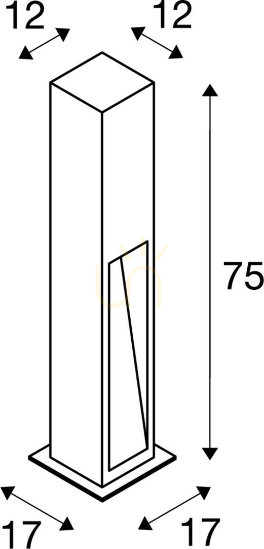 previzualizare Lampă stâlp exterior SLV ARROCK STONE gri bazalt 9W 3000K IP44 231371 Lampă stâlp exterior SLV ARROCK STONE gri bazalt 9W 3000K IP44 231371