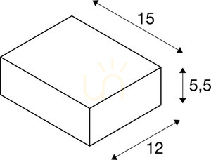 Lampă de perete exterior SLV QUADRASYL WL 15 antracit IP44 11W 232285 small 4