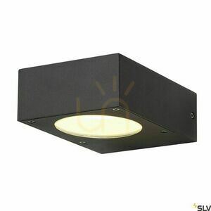Lampă de perete exterior SLV QUADRASYL WL 15 antracit IP44 11W 232285 small 0
