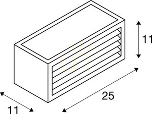 Aplica exterior SLV BOX-L alb 18W aluminiu IP44 232491 small 2