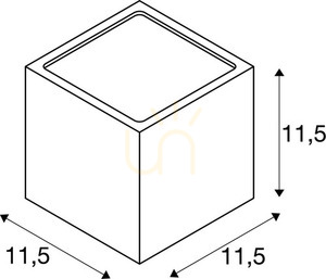 Lampă de perete exterior SLV SITRA CUBE Rusty 9W IP44 232537 4 Lampă de perete exterior SLV SITRA CUBE Rusty 9W IP44 232537 small 4
