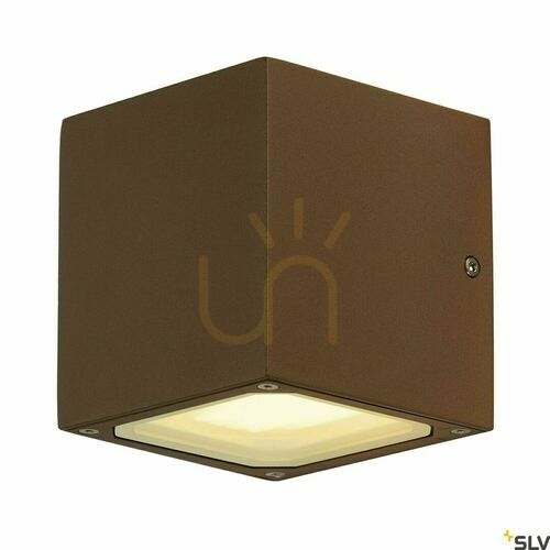 Verifica Lampă de perete exterior SLV SITRA CUBE Rusty 9W IP44 232537