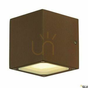 Lampă de perete exterior SLV SITRA CUBE Rusty 9W IP44 232537 0 Lampă de perete exterior SLV SITRA CUBE Rusty 9W IP44 232537 small 0