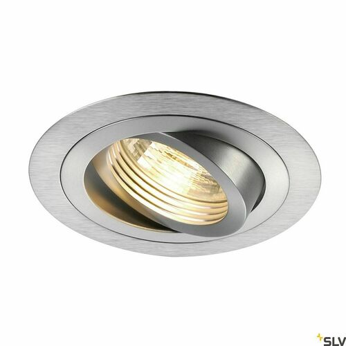 Verifica Spot încastrat SLV NEW TRIA 1 argintiu GU10 50W IP20 230V 111360