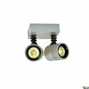 Lampă de perete exterior SLV MYRA gri IP55 50W aluminiu 233094 small 1