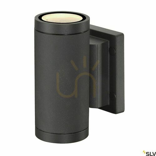 Verifica Aplica de perete exterior SLV MYRA antracit aluminiu IP55 35W 233115