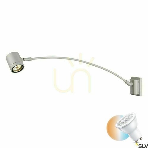 Verifica Lampă iluminare tablou exterior SLV MYRA Display gri 50W IP55 233134