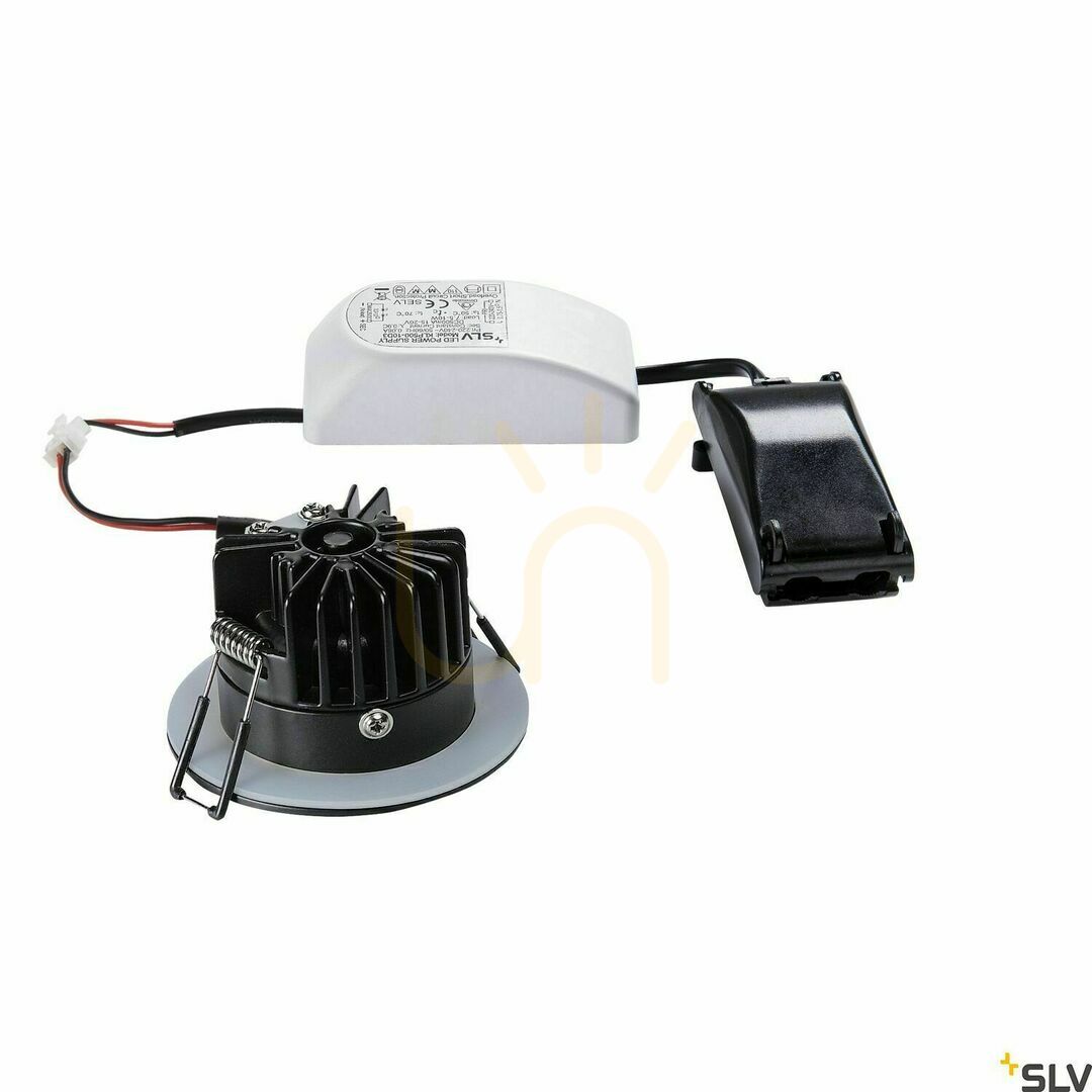 Vedere Spot încastrat exterior SLV PATTA-I negru 11W 3000K IP65 Ø8 cm 114420 Spot încastrat exterior SLV PATTA-I negru 11W 3000K IP65 Ø8 cm 114420