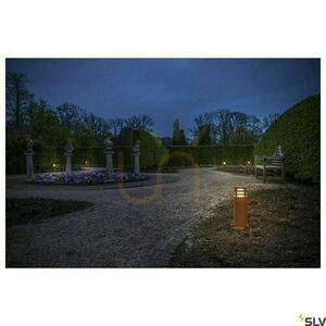 Lampă stâlp exterior SLV RUSTY Square 40 rustică 9W IP55 233427 small 3