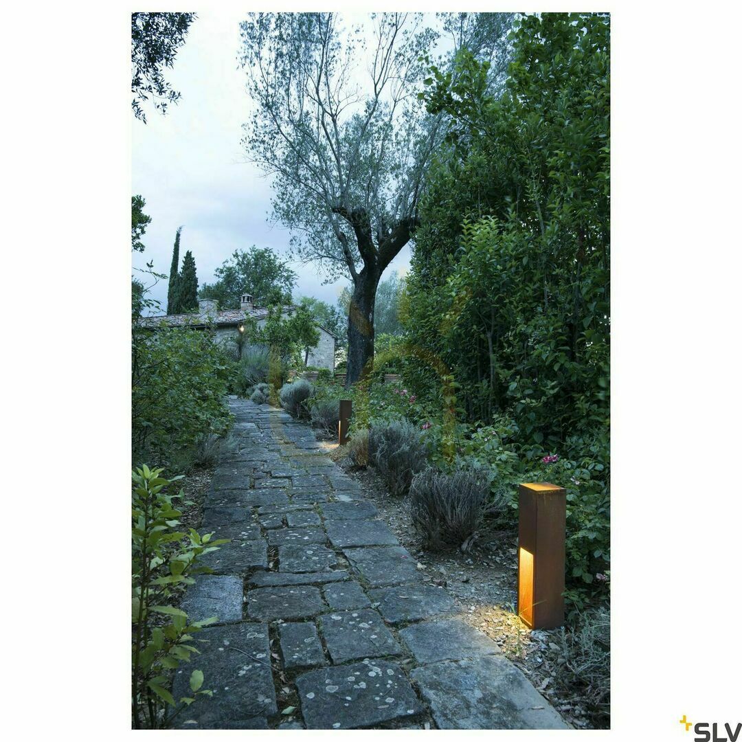 previzualizare Lampa stalp exterior SLV RUSTY SLOT 50 Rusty IP55 9W 3000K 233447 Lampa stalp exterior SLV RUSTY SLOT 50 Rusty IP55 9W 3000K 233447