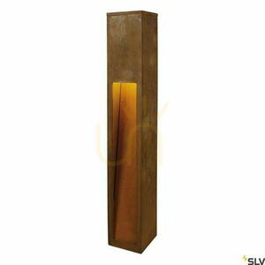Lampa stalp exterior SLV RUSTY SLOT 80 Rusty 9W 3000K IP55 233457 small 0